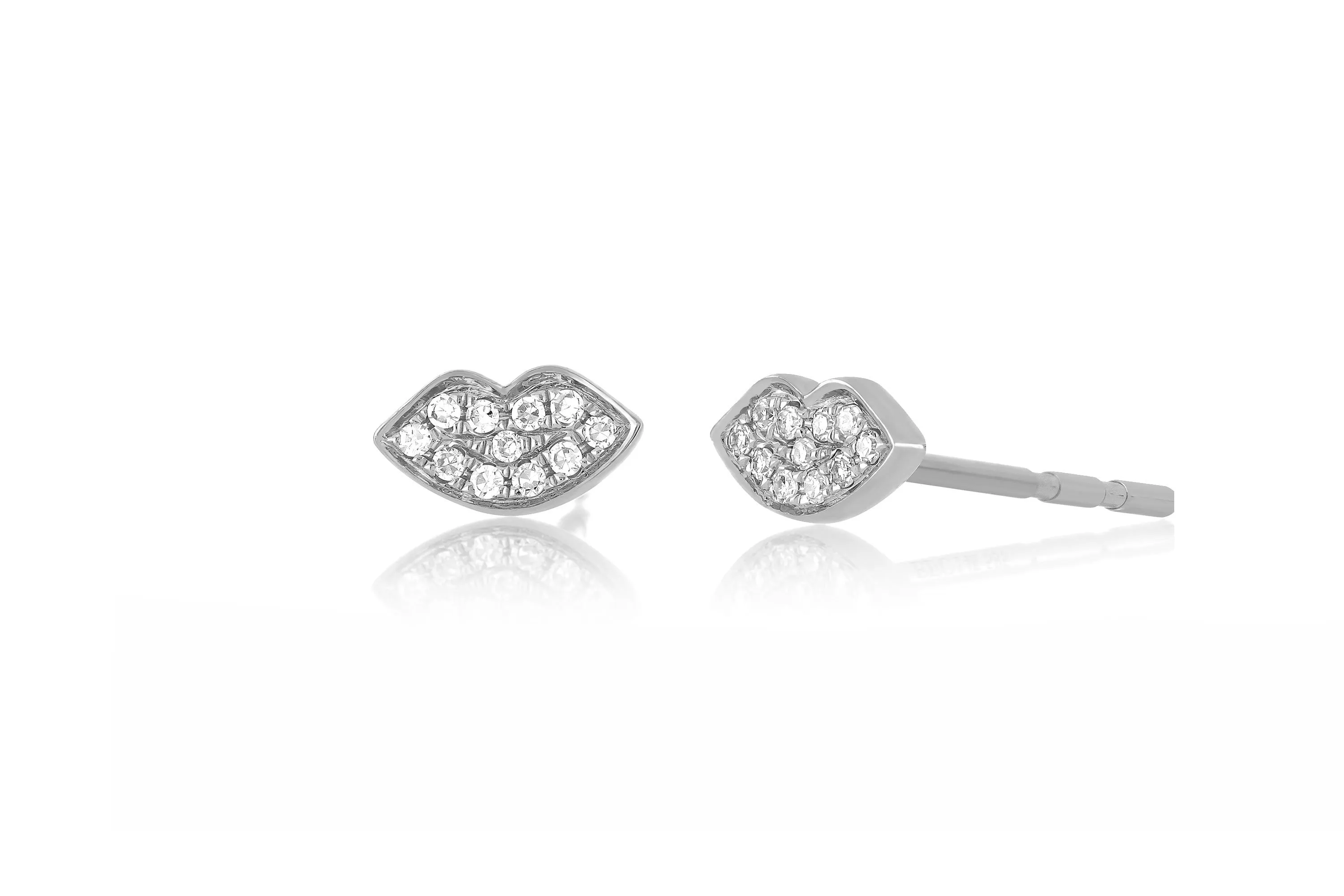 Mini Diamond Smooch Stud Earring sold by EF Collection product image thumbnail 4