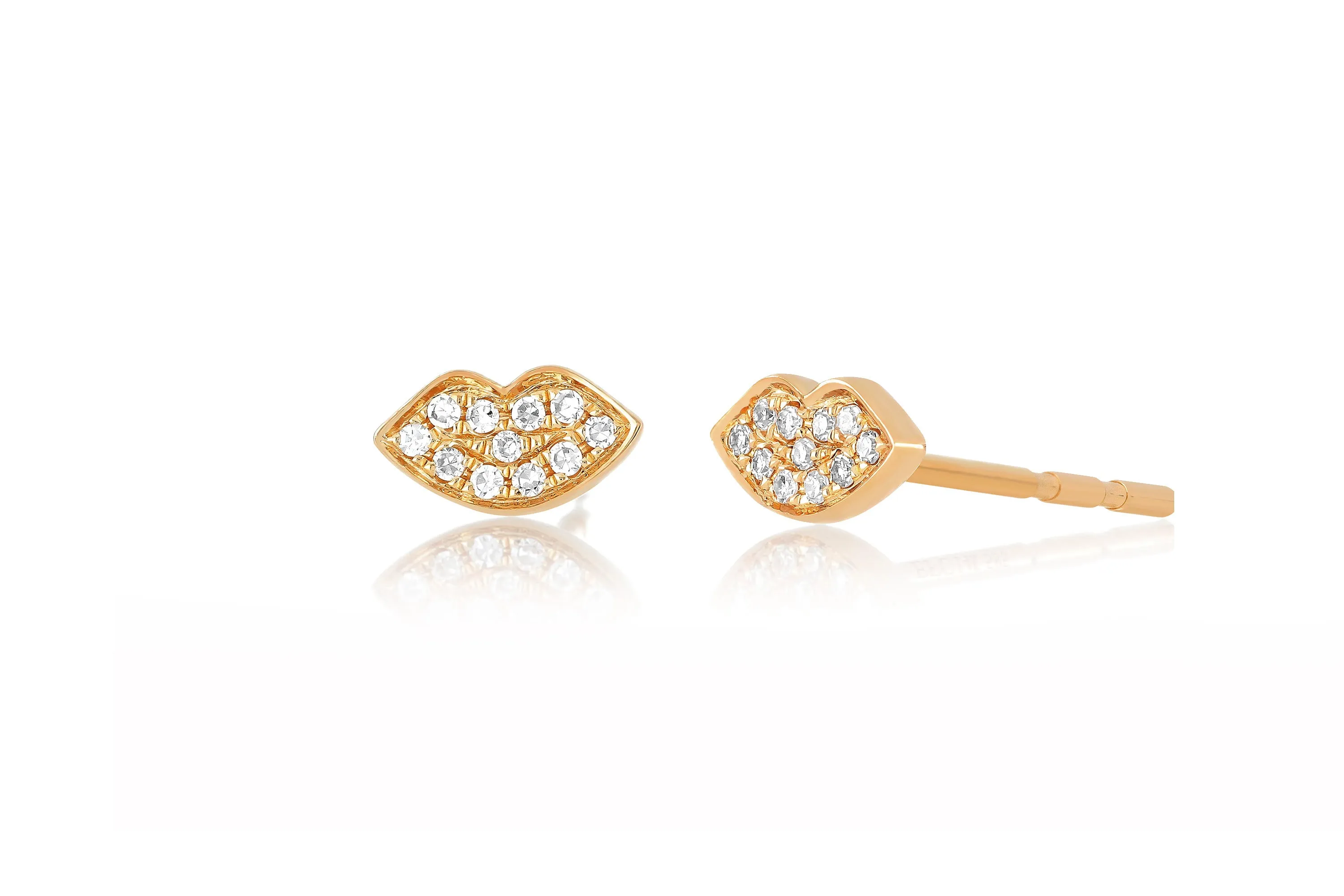 Mini Diamond Smooch Stud Earring sold by EF Collection product image thumbnail 3