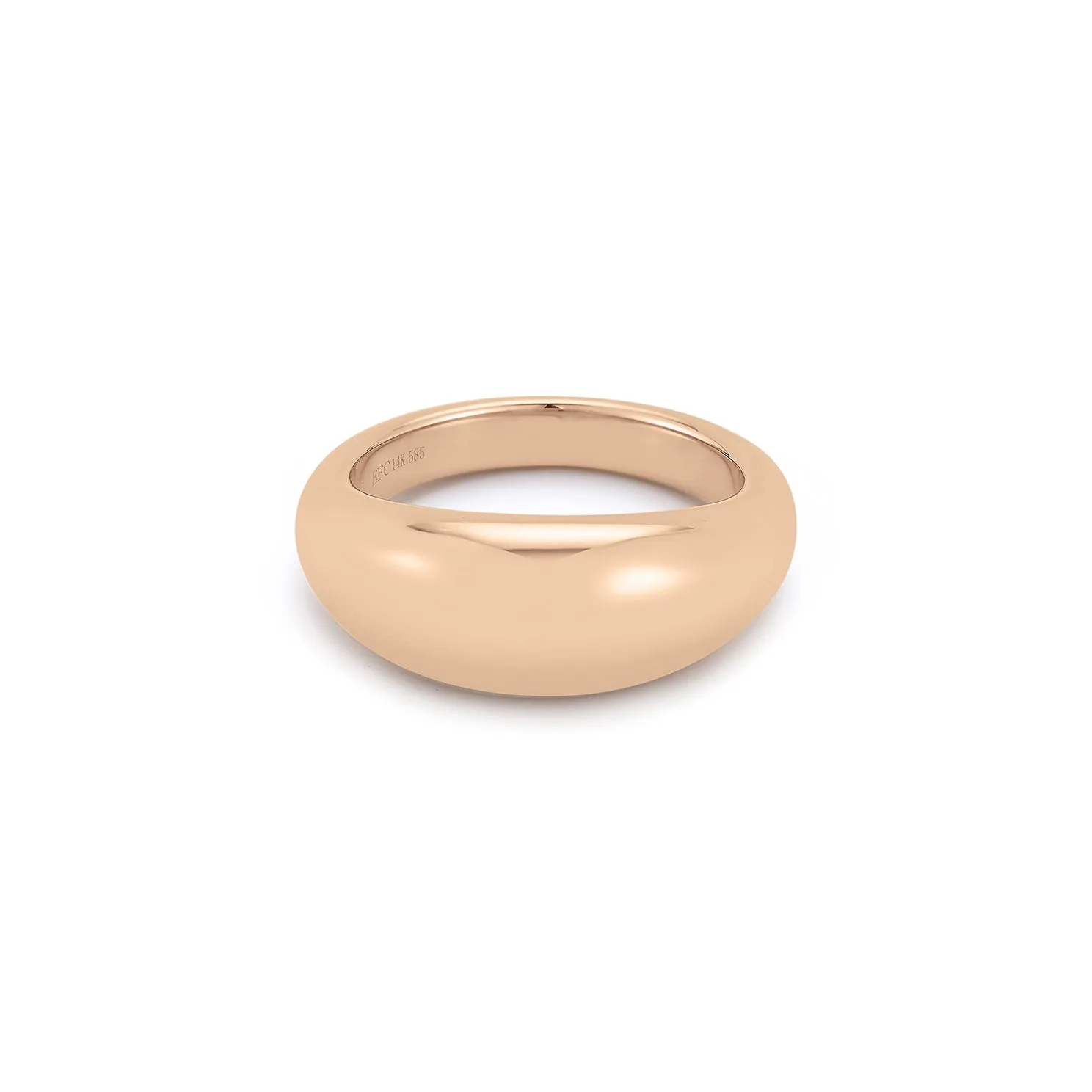 Gold Jumbo Dome Ring sold by EF Collection product image thumbnail 4