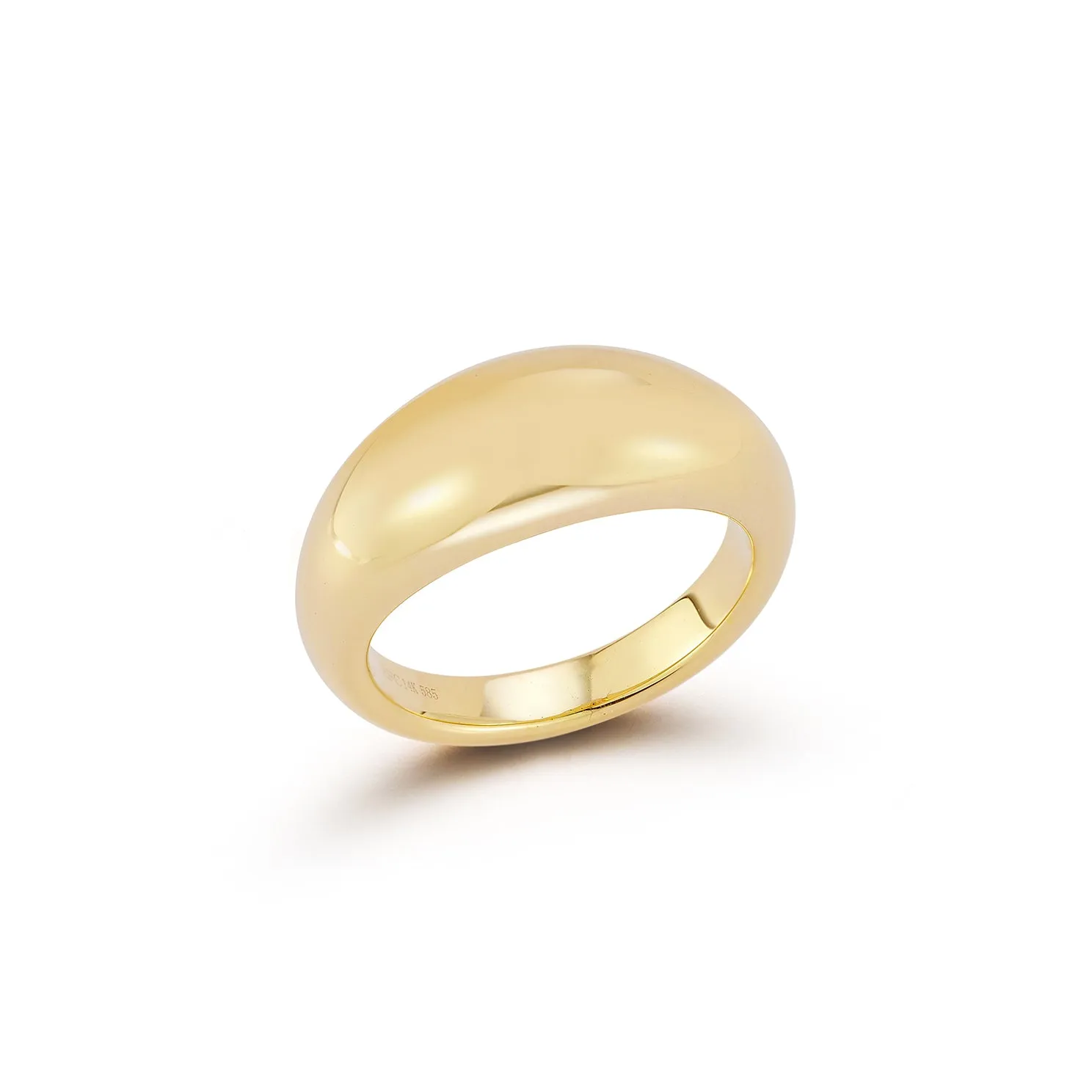 Gold Jumbo Dome Ring sold by EF Collection product image thumbnail 3