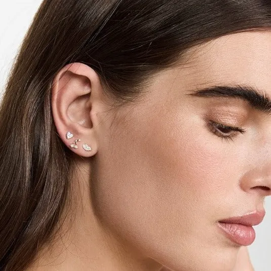 Diamond Mini Cherry Stud Earring sold by EF Collection product image thumbnail 5