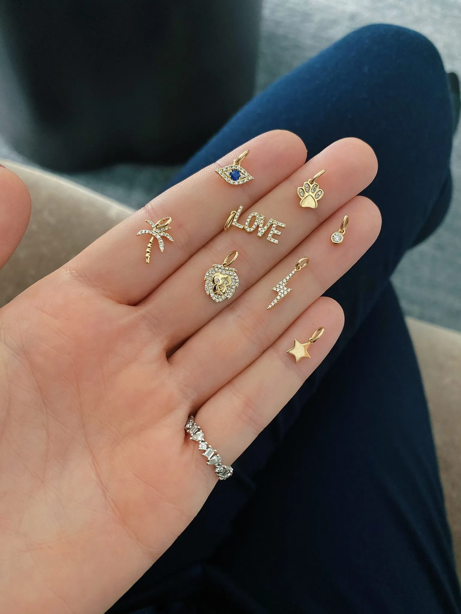 Diamond Paw Charm sold by EF Collection product image thumbnail 5