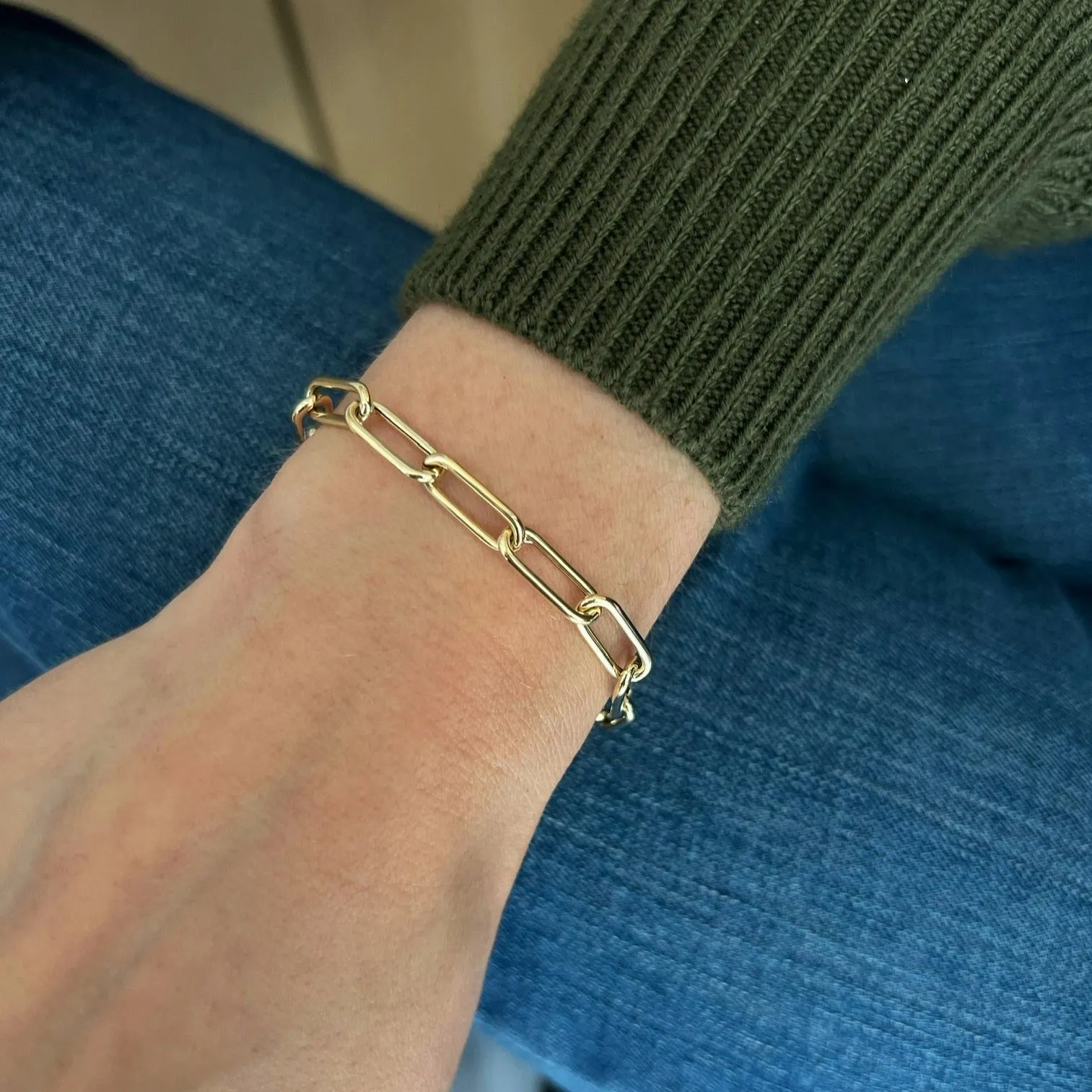 Jumbo Lola Chain Bracelet sold by EF Collection product image thumbnail 3