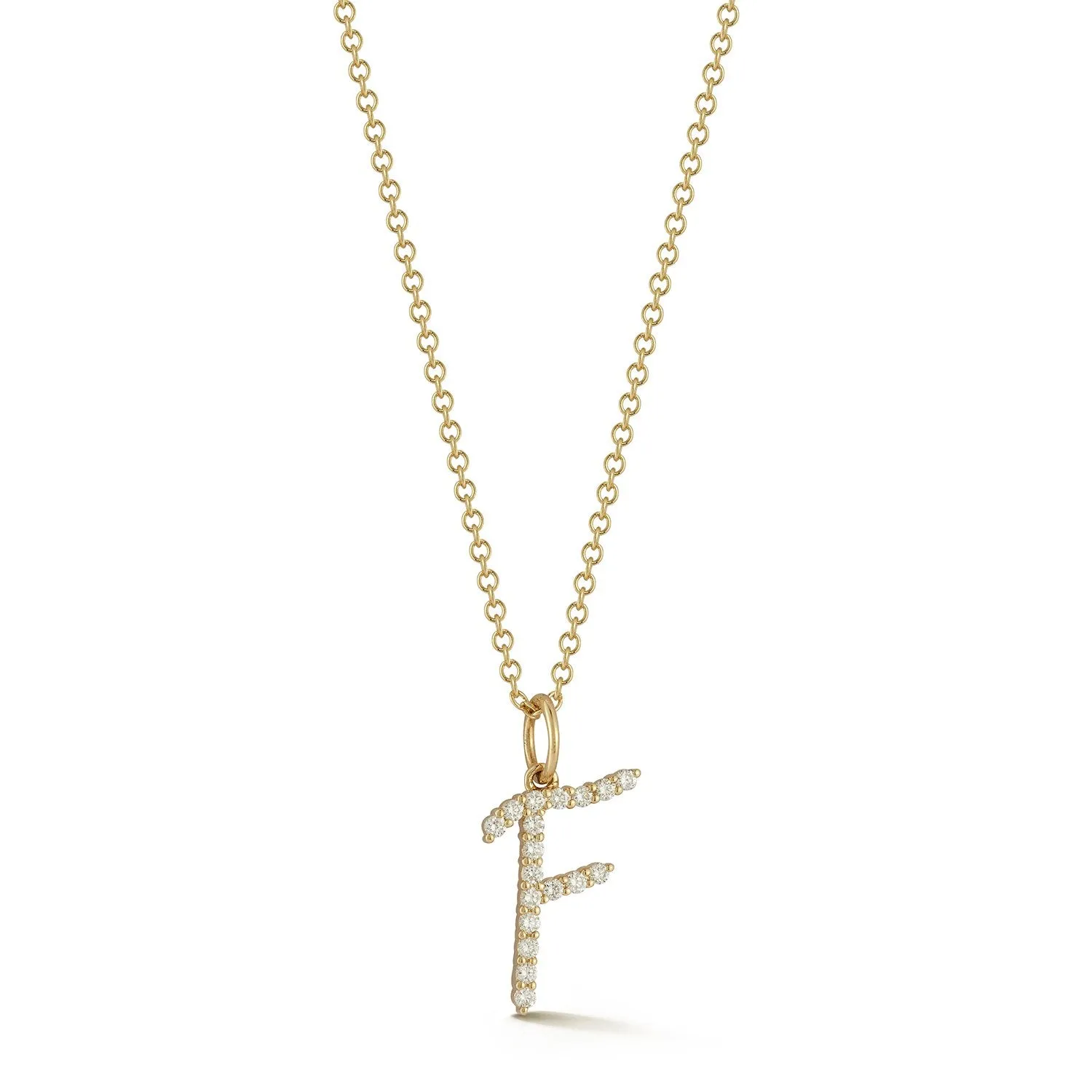 Gold Every Length Initial Chain Necklace sold by EF Collection