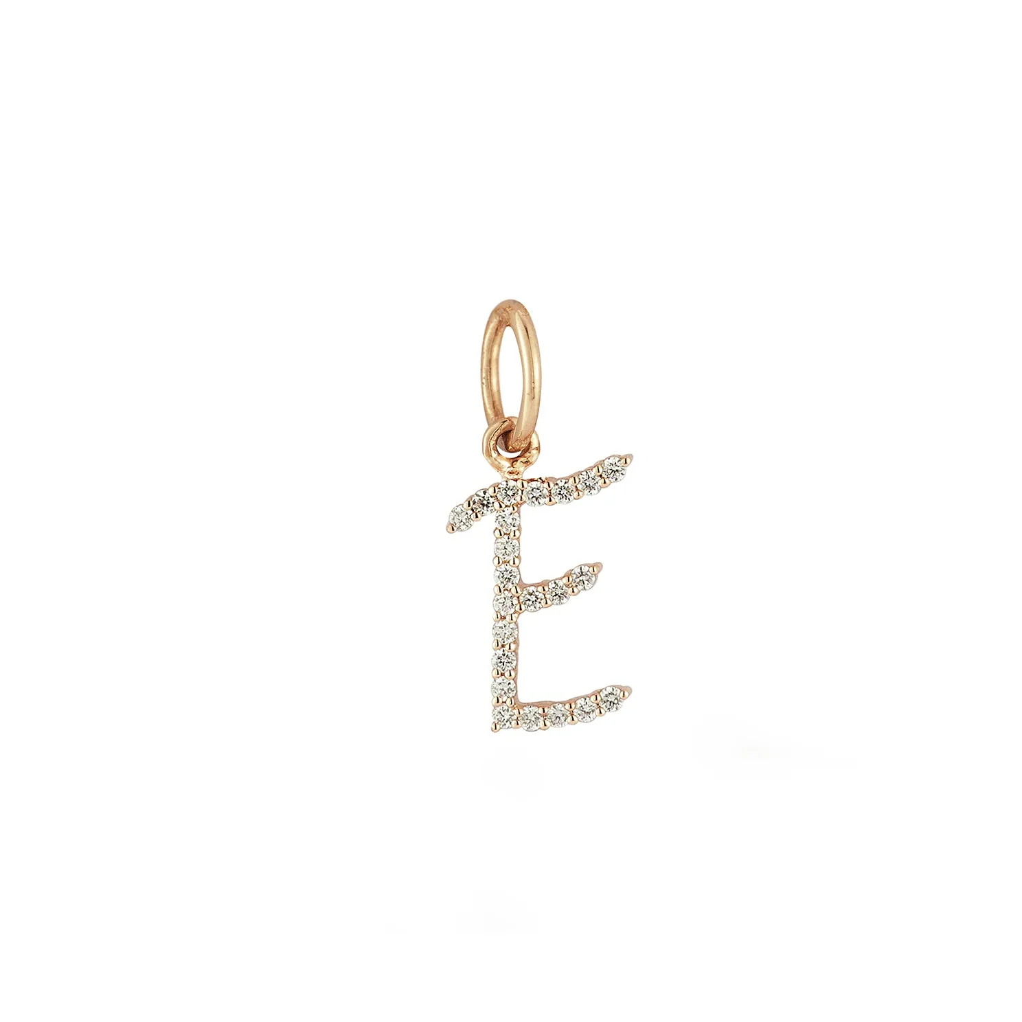 Diamond Script Initial Charm sold by EF Collection product image thumbnail 3