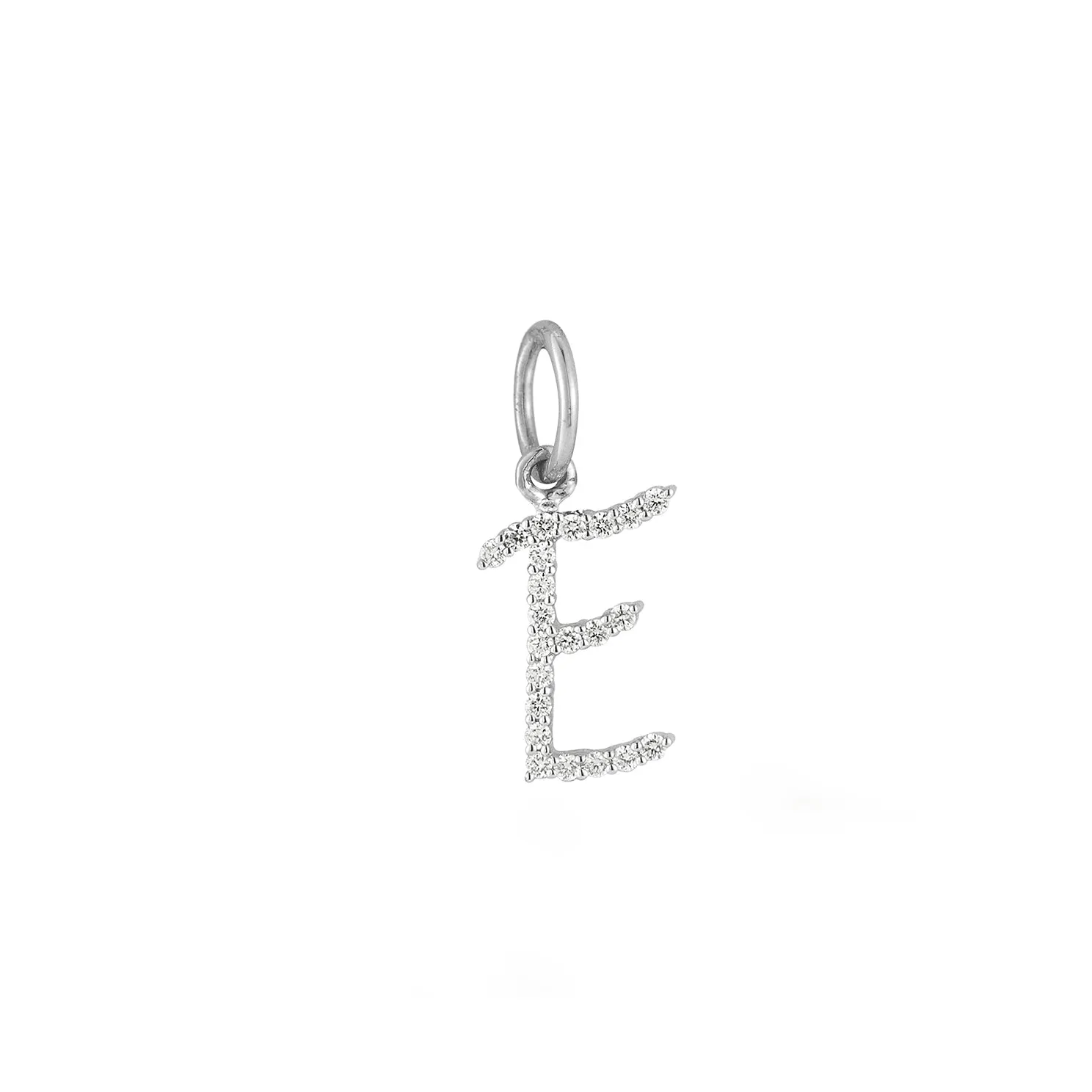 Diamond Script Initial Charm sold by EF Collection product image thumbnail 4