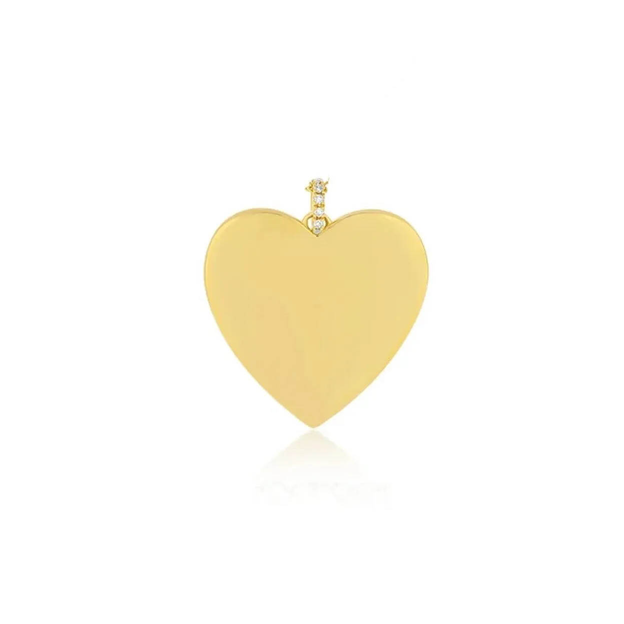 Gold Jumbo Heart Charm sold by EF Collection