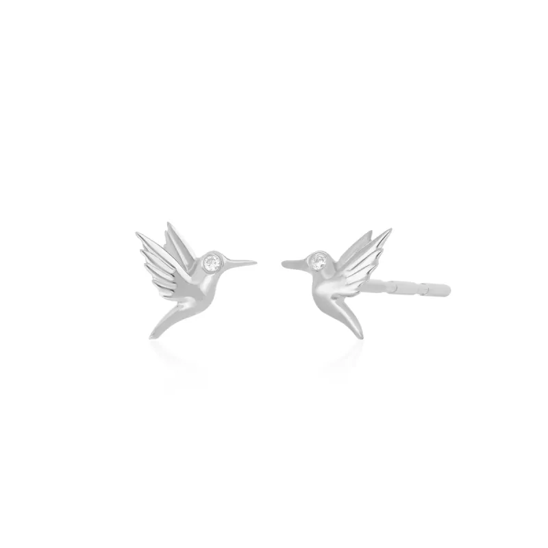 Mini Hummingbird Stud Earring sold by EF Collection