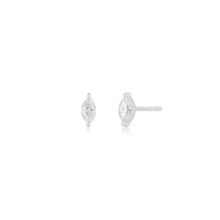 Diamond Marquise Stud Earring sold by EF Collection