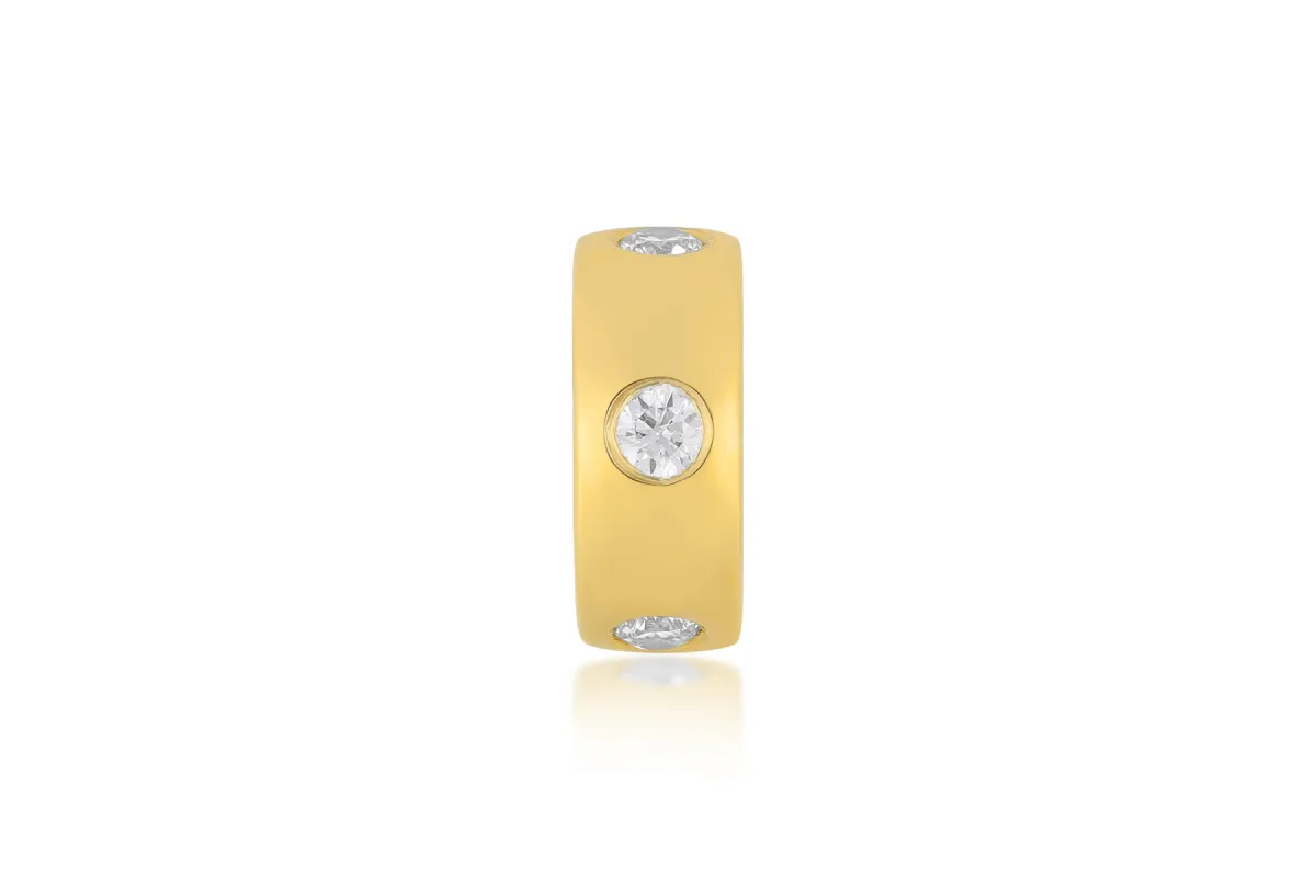 Diamond and Gold Charm Spacer sold by EF Collection