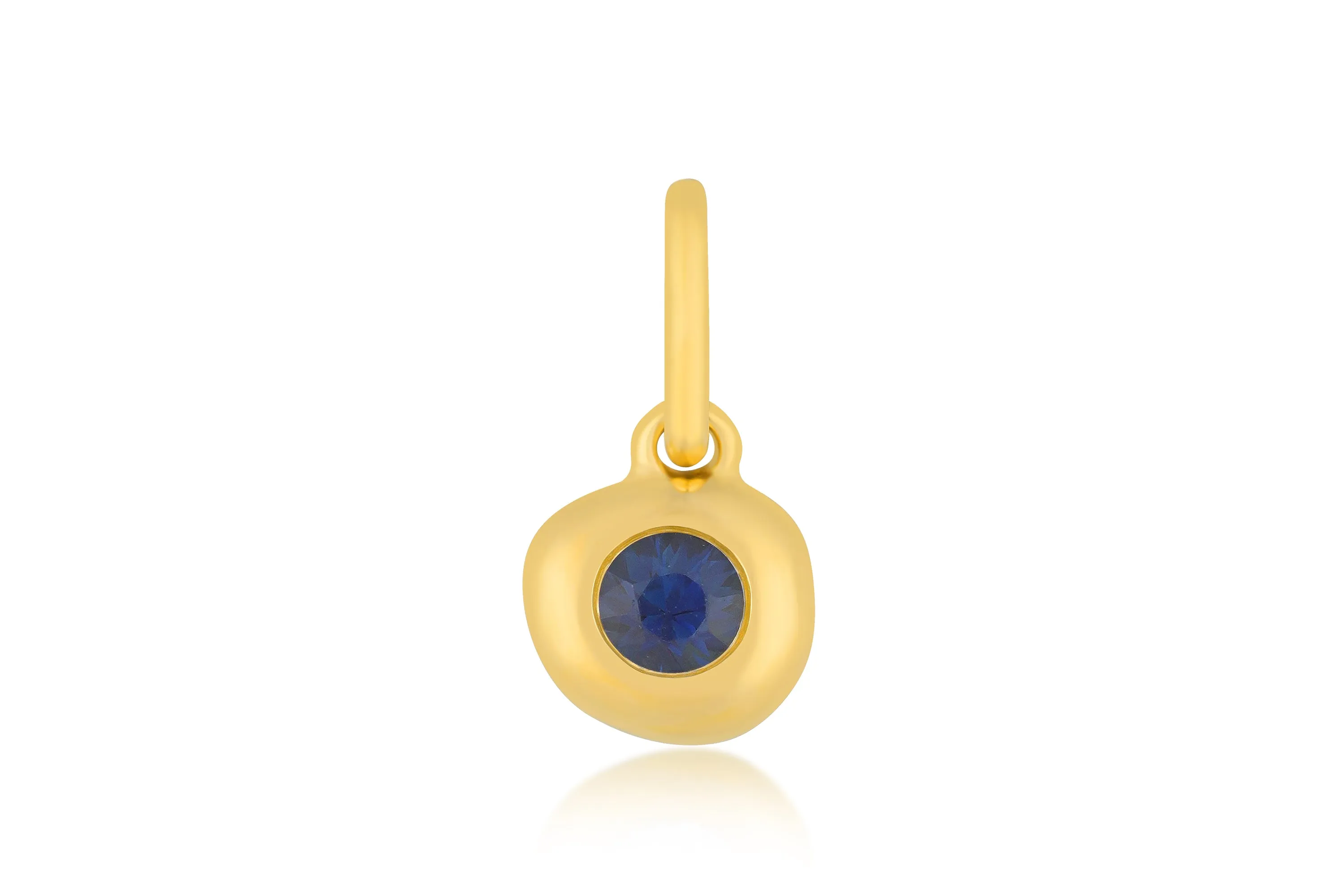 Blue Sapphire Pillow Birthstone Charm sold by EF Collection
