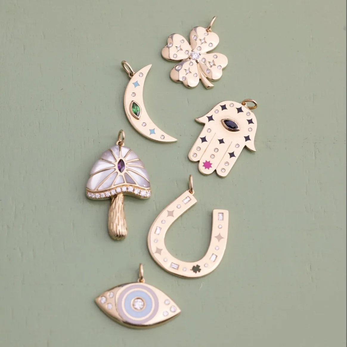 Jumbo Hamsa Protection Charm sold by EF Collection product image thumbnail 2