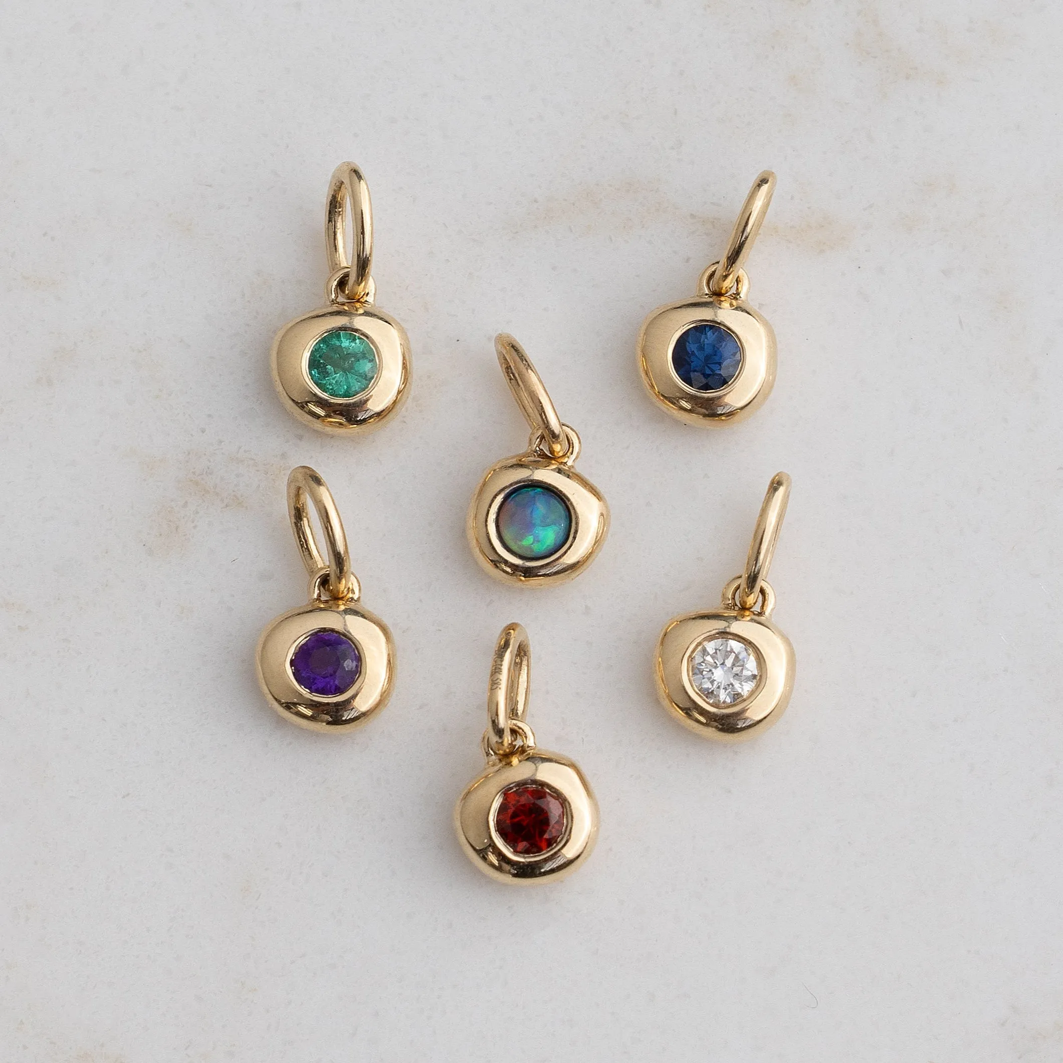 Pearl Pillow Birthstone Charm sold by EF Collection product image thumbnail 2