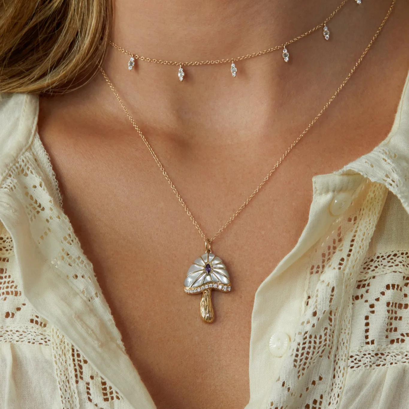 Diamond Mia Necklace sold by EF Collection product image thumbnail 2