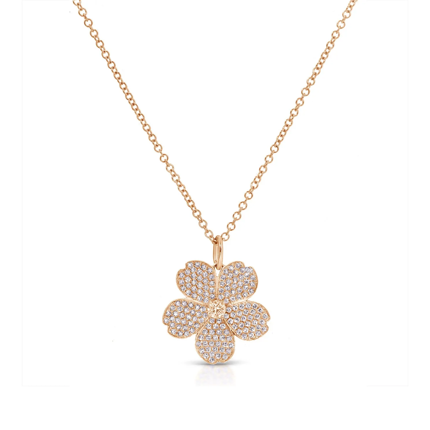 Diamond Cherry Blossom Necklace sold by EF Collection product image thumbnail 3