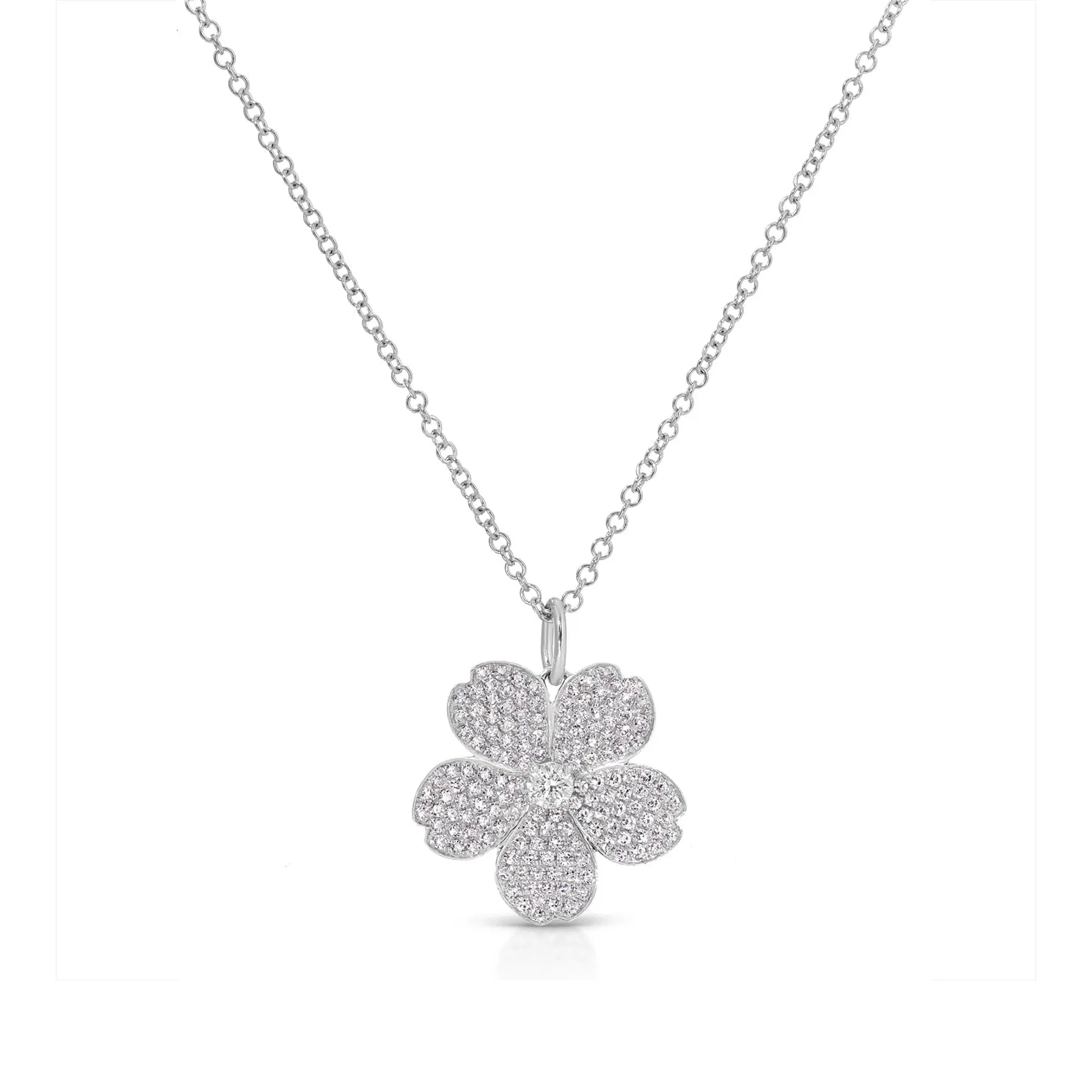 Diamond Cherry Blossom Necklace sold by EF Collection product image thumbnail 2