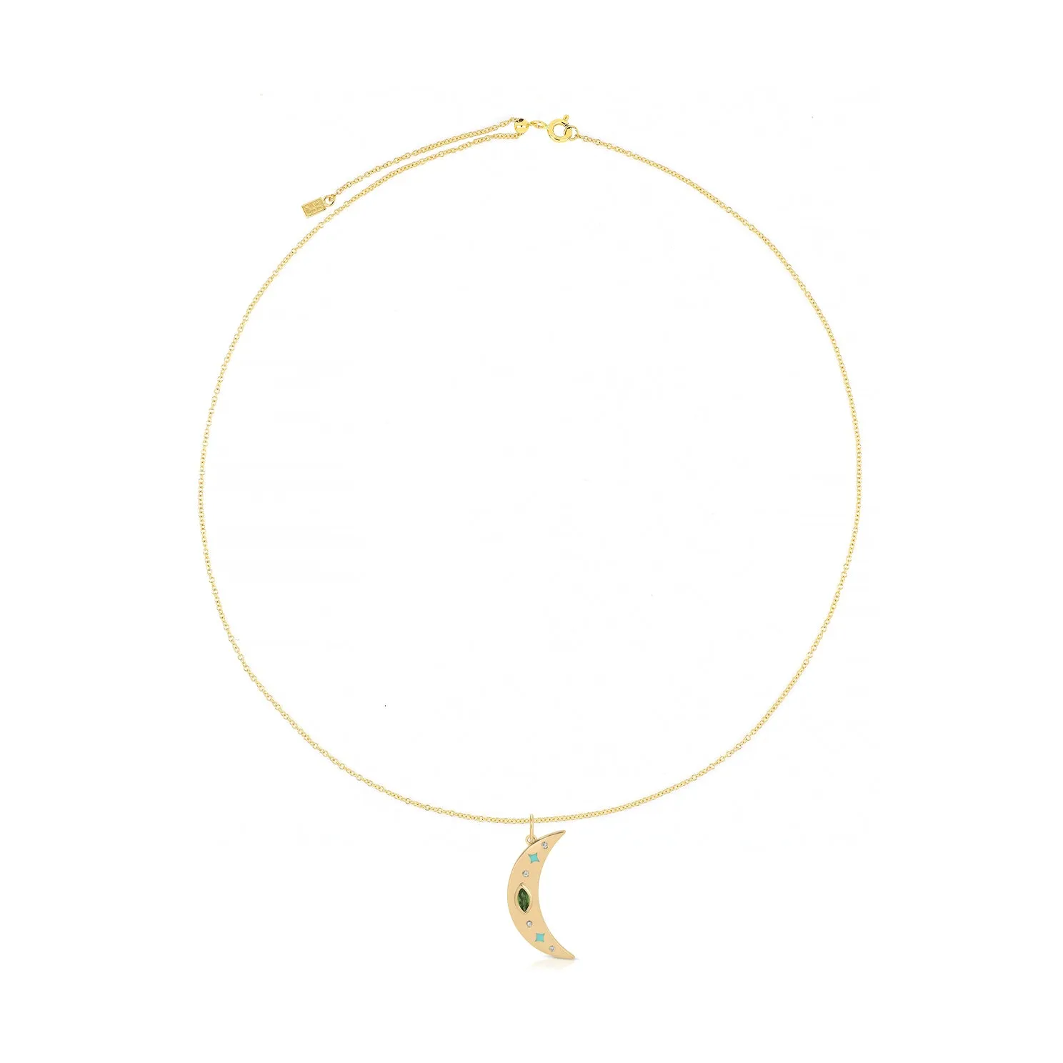 Gold Every Length Jumbo Magic Moon Necklace sold by EF Collection product image thumbnail 2