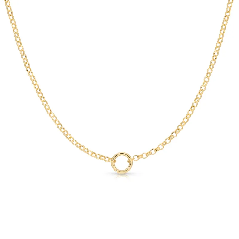 Rolo Chain Enhanced Necklace sold by EF Collection