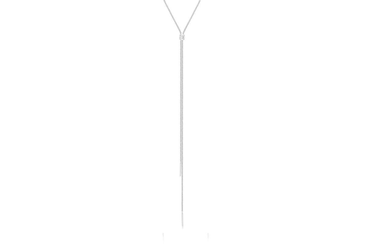Diamond Shayla Lariat Necklace sold by EF Collection