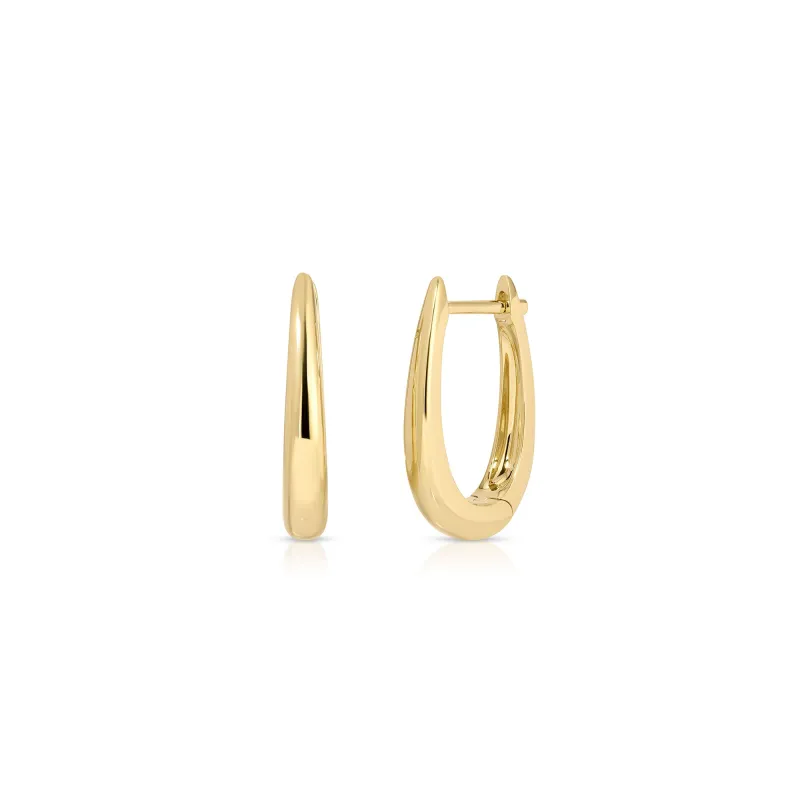 Gold Maeve Hoop Earrings sold by EF Collection