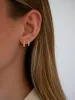 Gold Mini Maeve Huggie Earrings sold by EF Collection