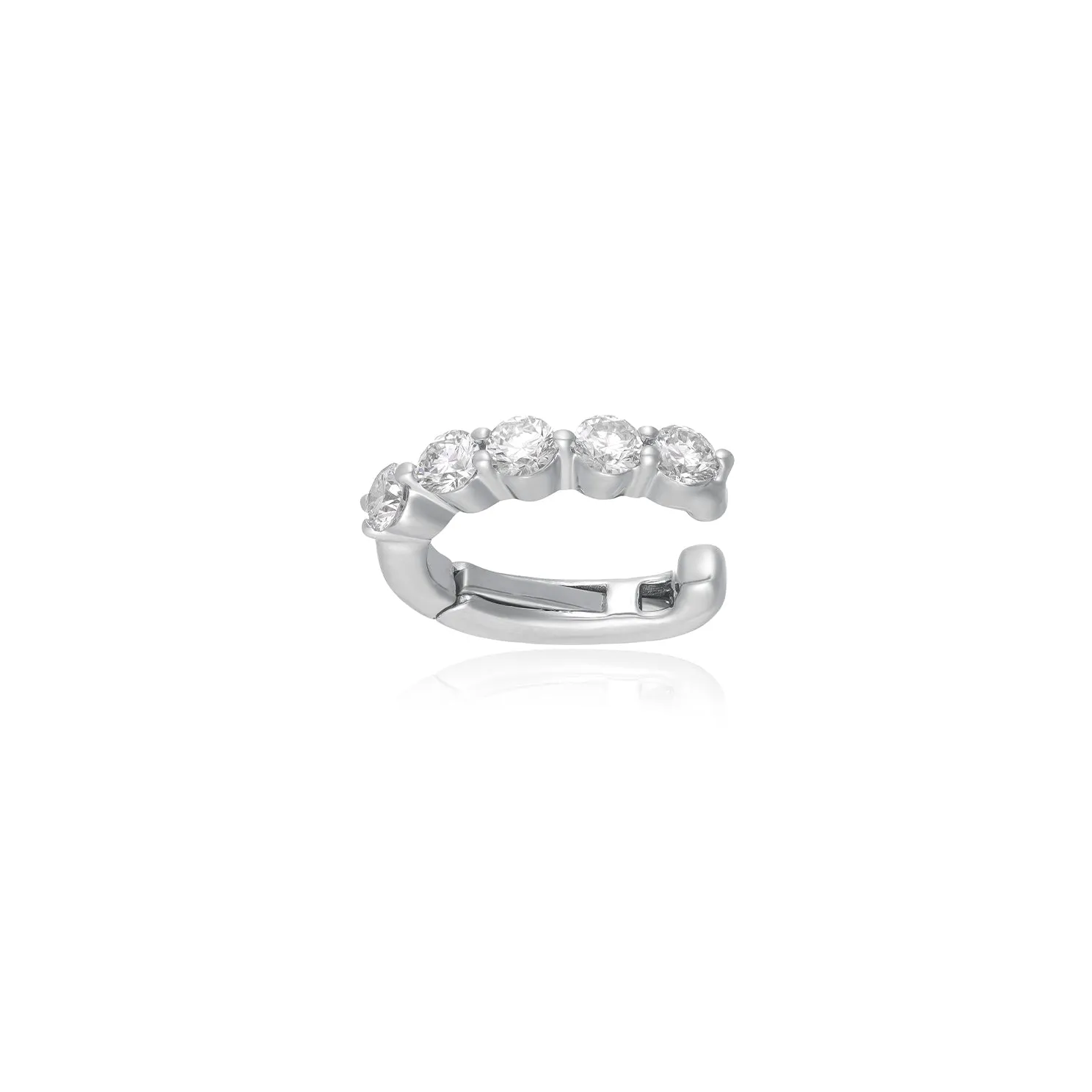 Jumbo Prong Set Diamond Ear Cuff sold by EF Collection product image thumbnail 3