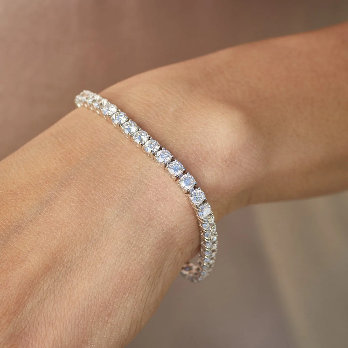 Diamond Tennis Bracelet sold by EF Collection product image thumbnail 2