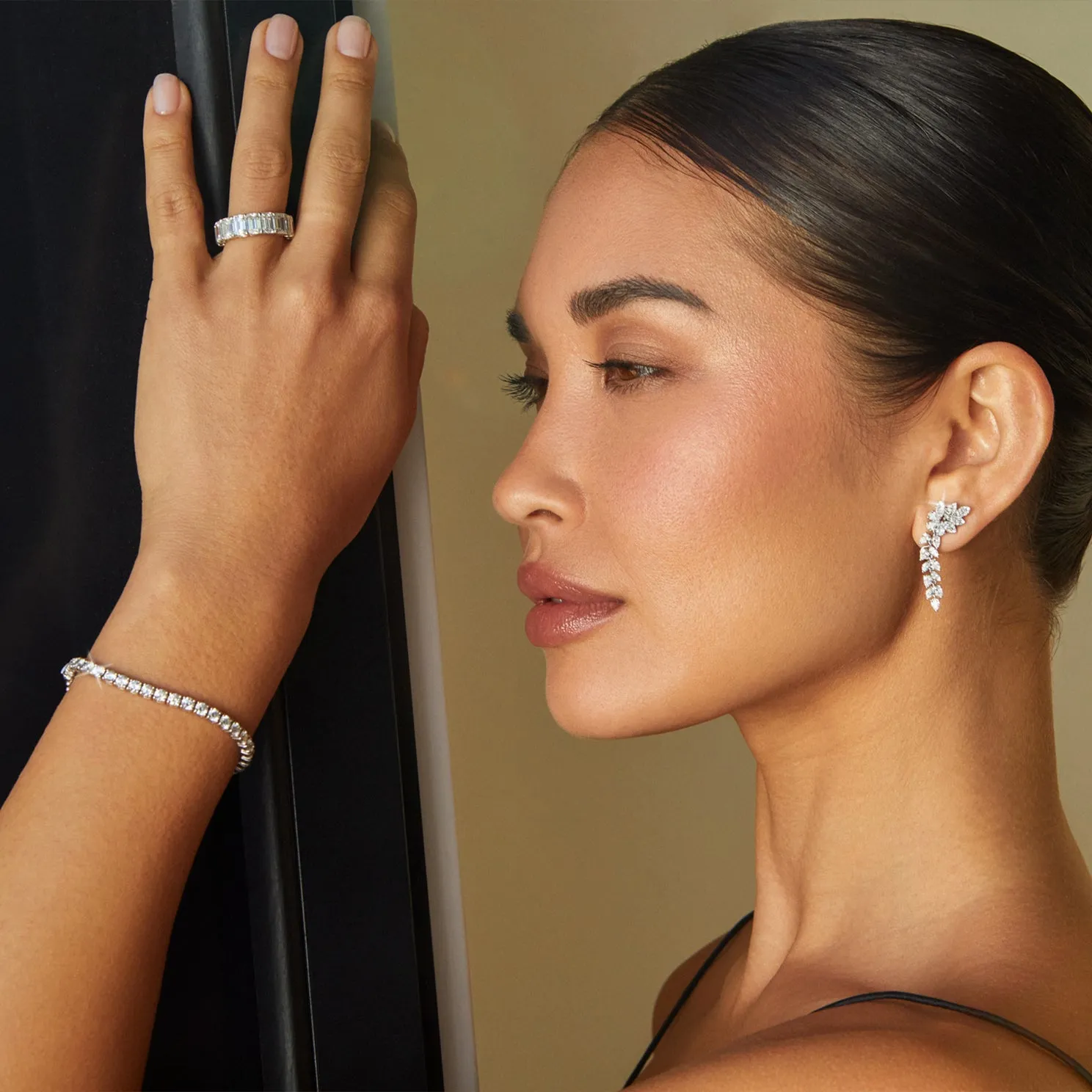 Diamond Tennis Bracelet sold by EF Collection product image thumbnail 4