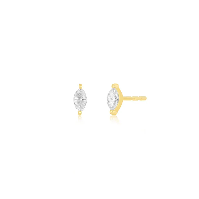 Diamond Marquise Stud Earring sold by EF Collection product image thumbnail 3