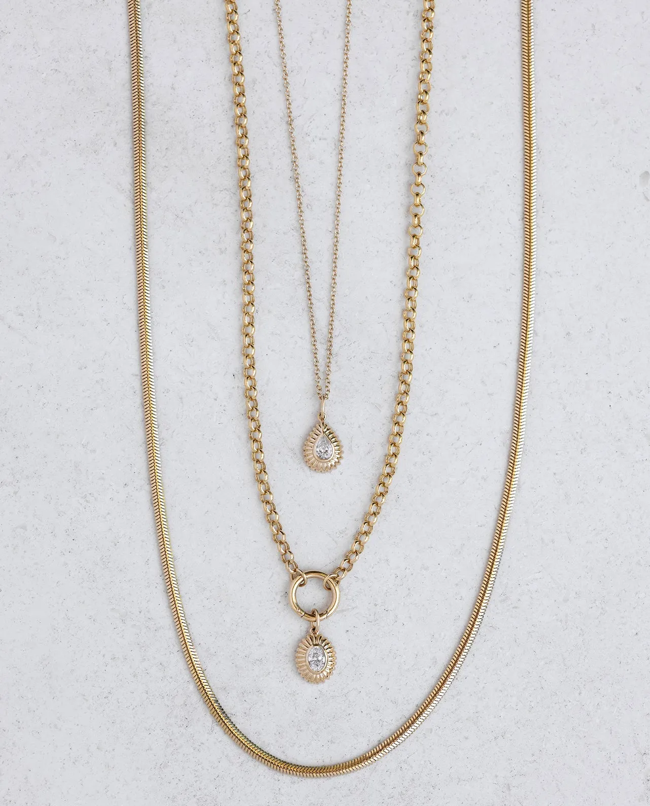 Snake Chain Necklace sold by EF Collection product image thumbnail 3