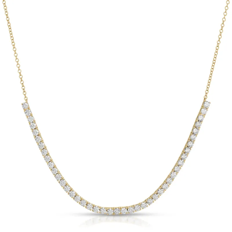 Diamond Row Necklace sold by EF Collection