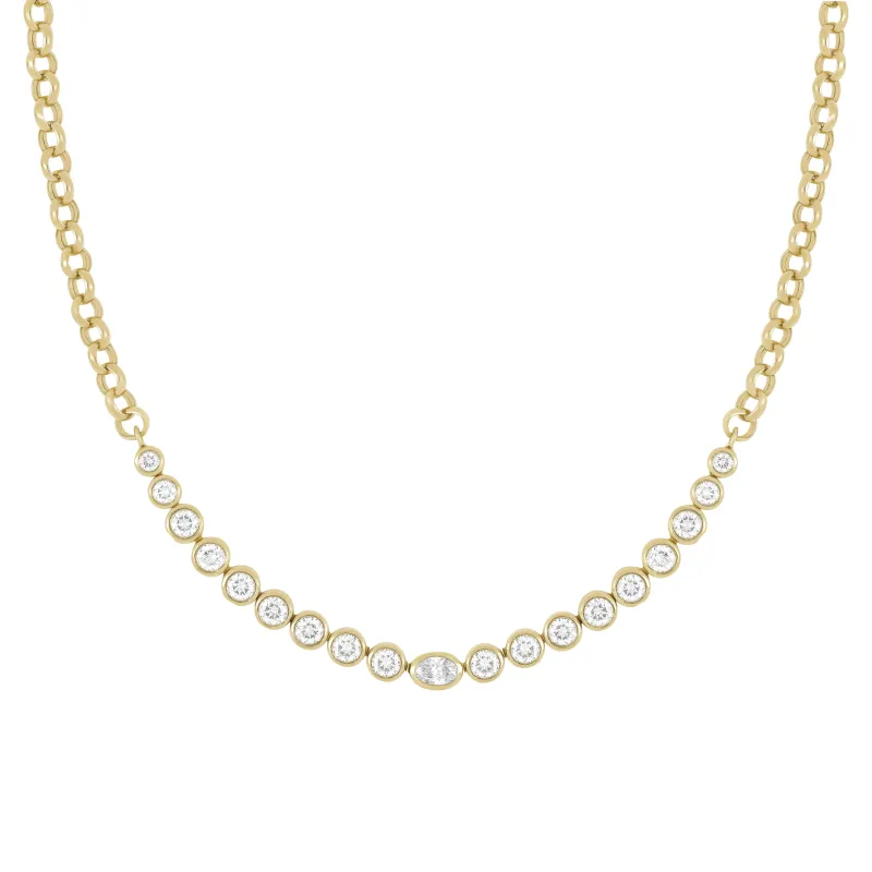 Diamond Hannah Necklace sold by EF Collection
