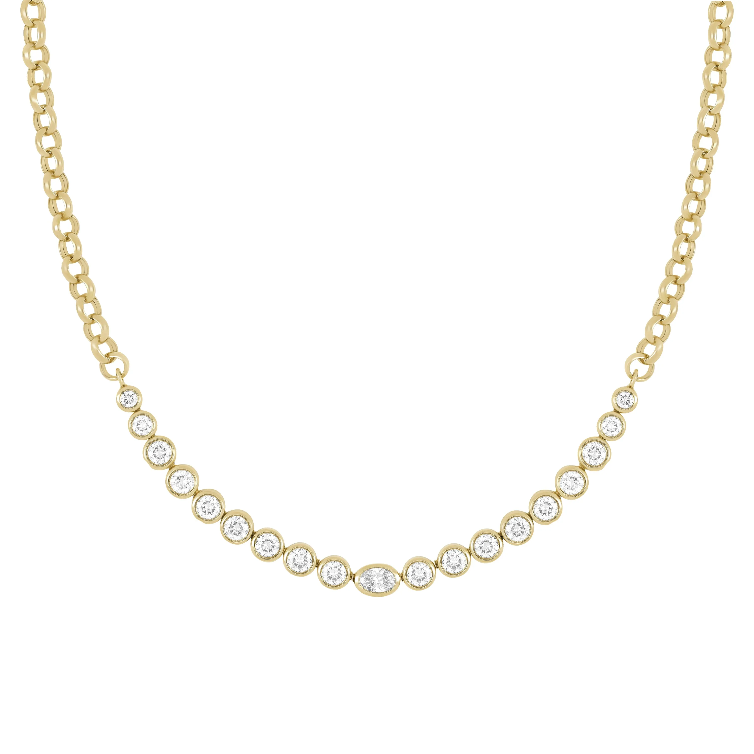 Diamond Hannah Necklace sold by EF Collection