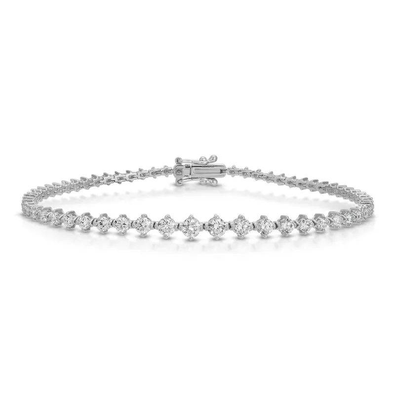 Graduated Diamond Eternity Bracelet sold by EF Collection