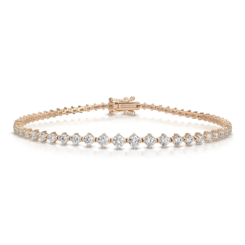 Graduated Diamond Eternity Bracelet sold by EF Collection