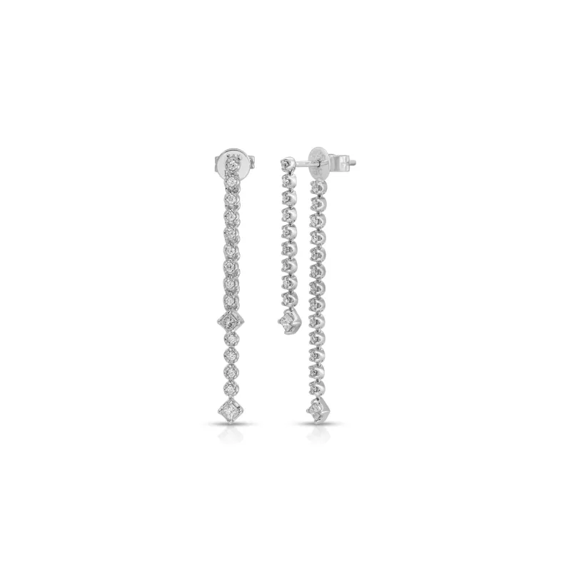 Diamond Kate Fringe Earrings sold by EF Collection