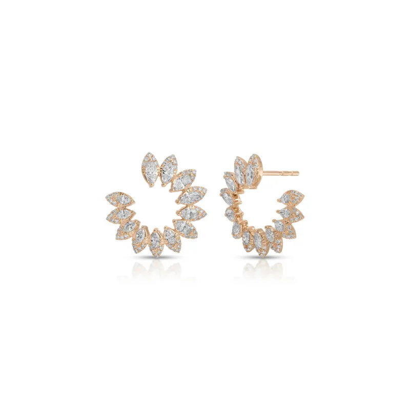 Diamond Pretty Lady Wrap Earrings sold by EF Collection