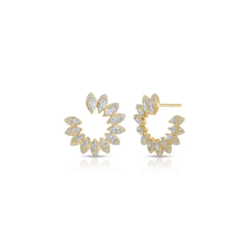 Diamond Pretty Lady Wrap Earrings sold by EF Collection