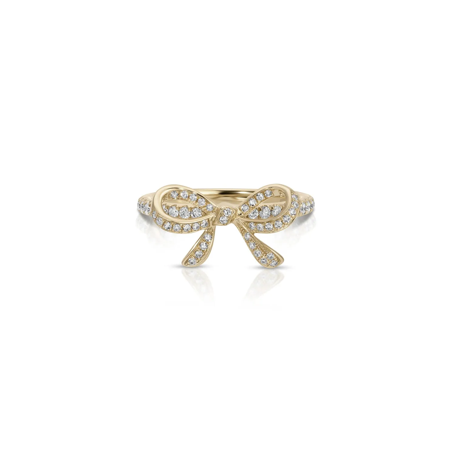 Diamond Bow Ring sold by EF Collection