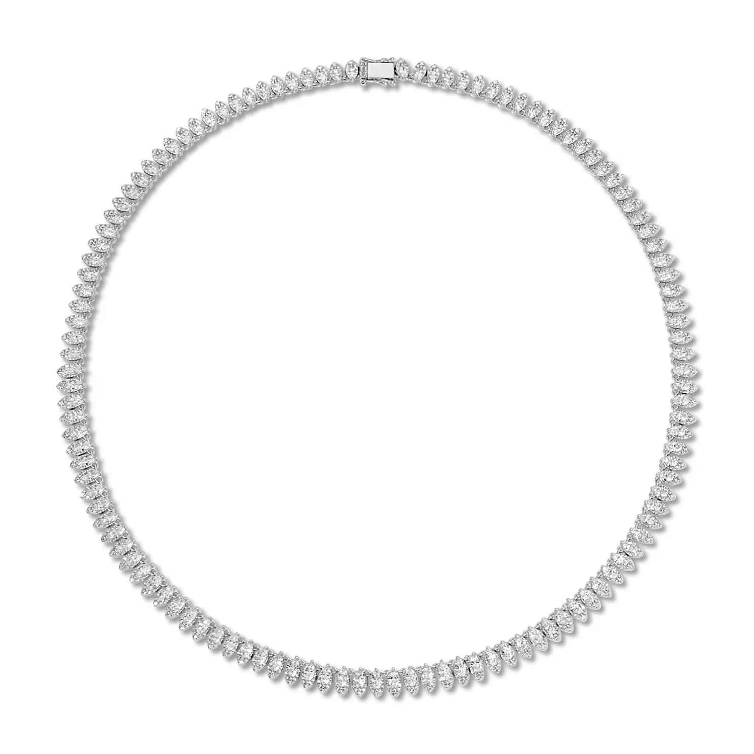 Diamond Pretty Lady Full Eternity Necklace sold by EF Collection product image thumbnail 4