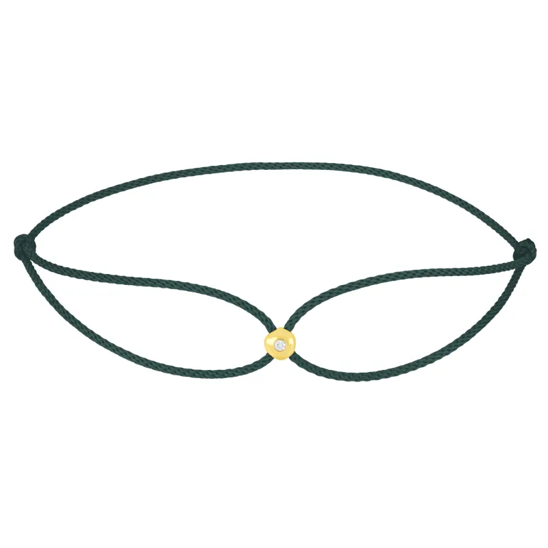 Diamond Dot Cord Bracelet sold by EF Collection