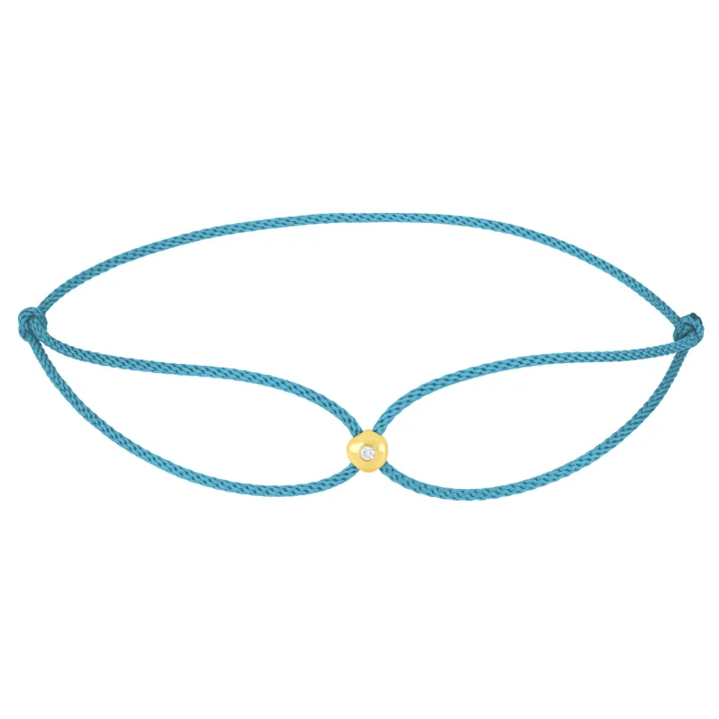 Diamond Dot Cord Bracelet sold by EF Collection