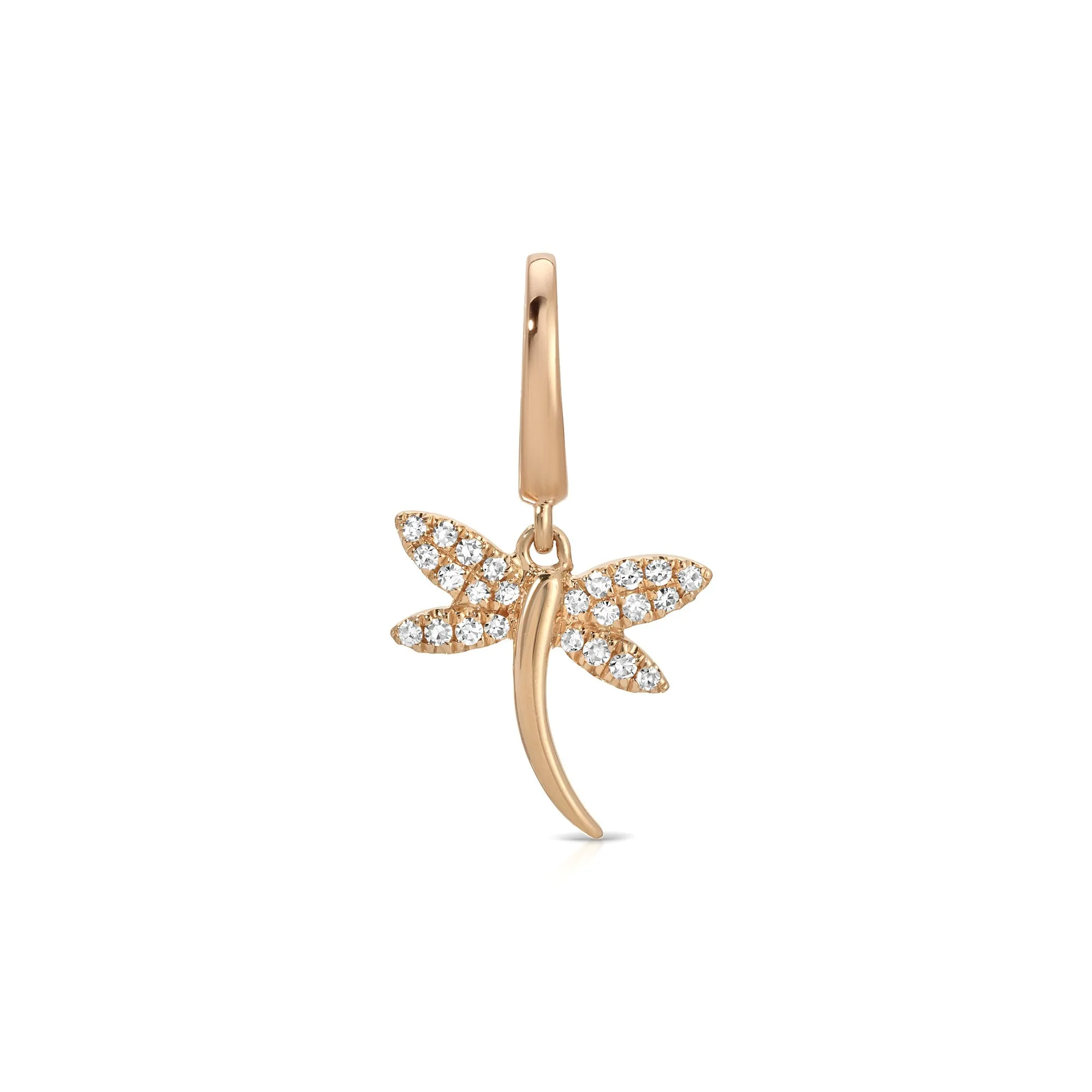 Diamond Dragonfly Clip Charm sold by EF Collection