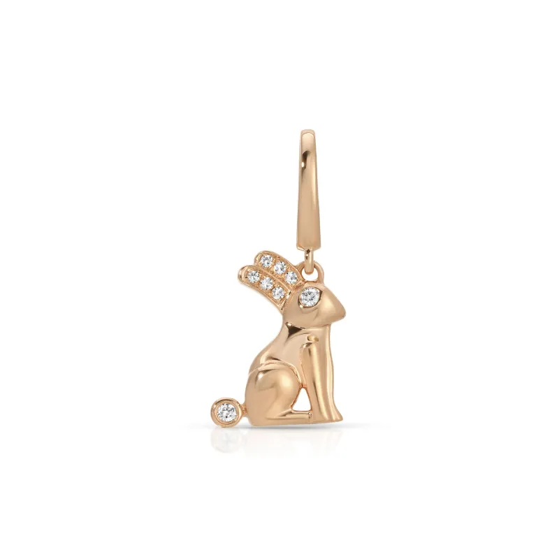 Diamond Bunny Clip Charm sold by EF Collection