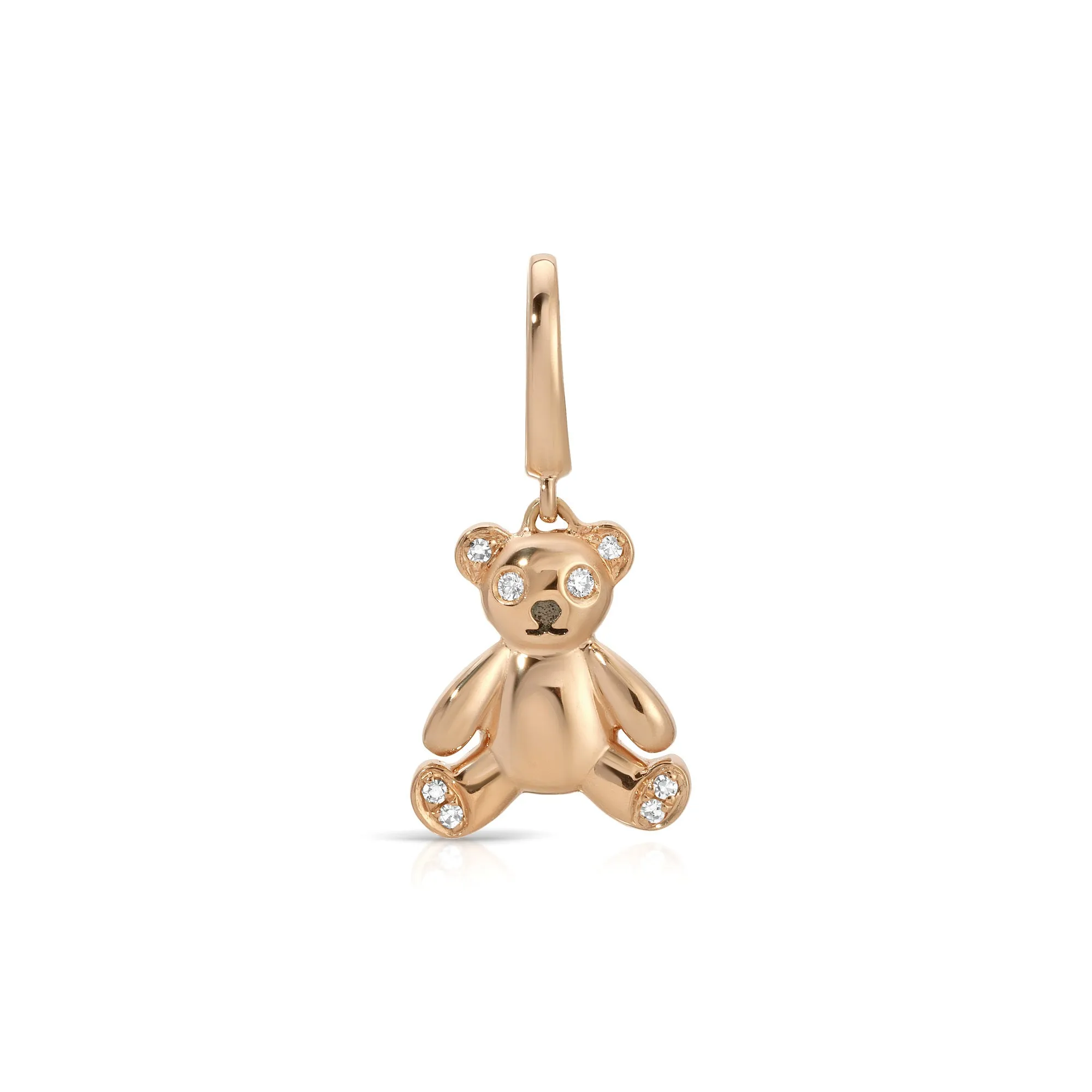Diamond Teddy Clip Charm sold by EF Collection