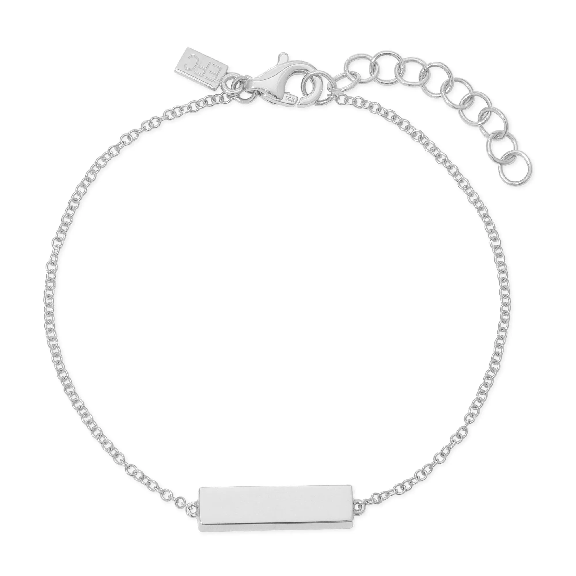 Gold Block Chain Bracelet sold by EF Collection