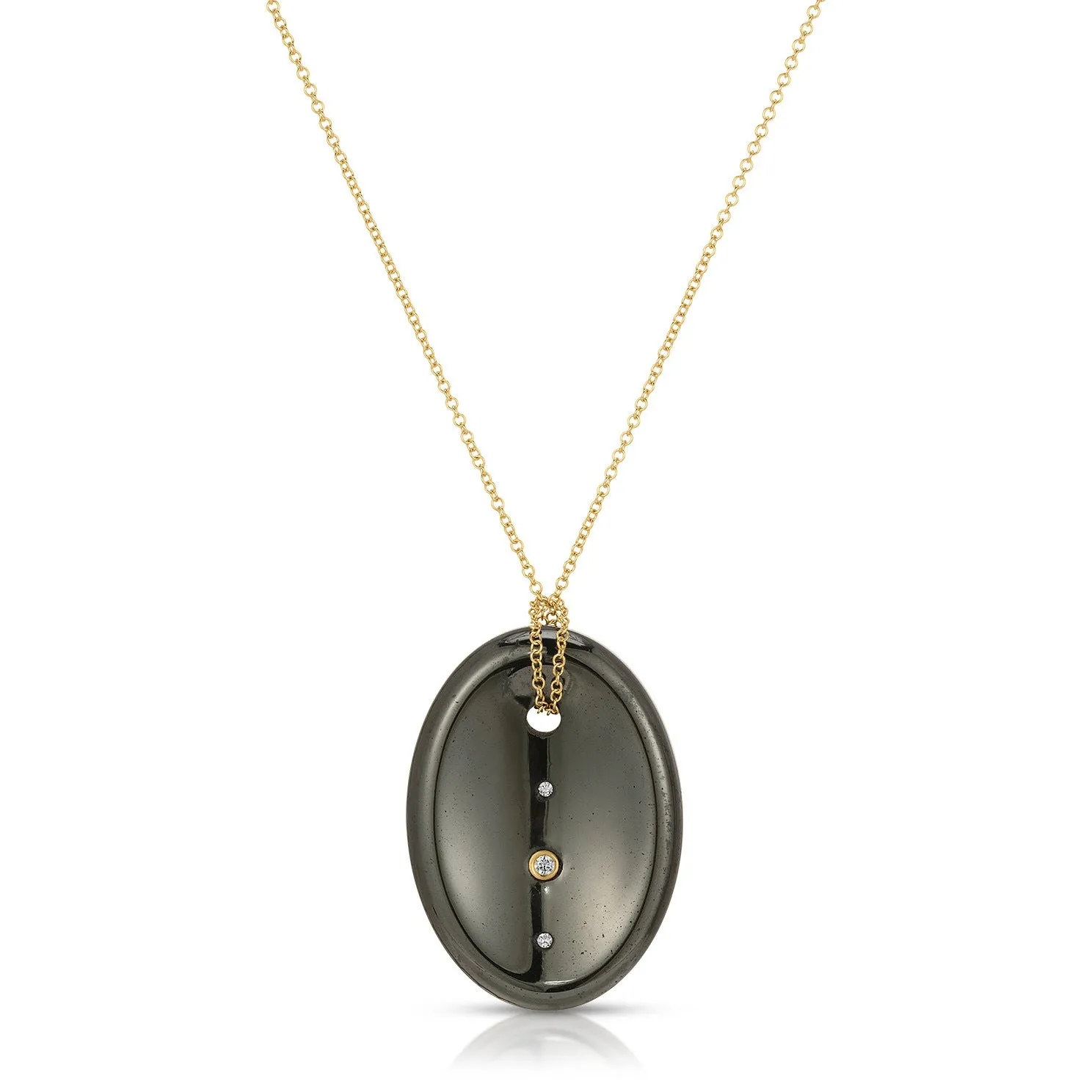 Hematite Aura Necklace sold by EF Collection