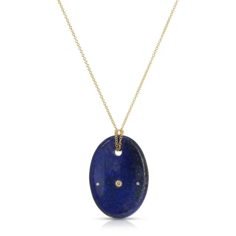 Lapis Aura Necklace made by EF Collection
