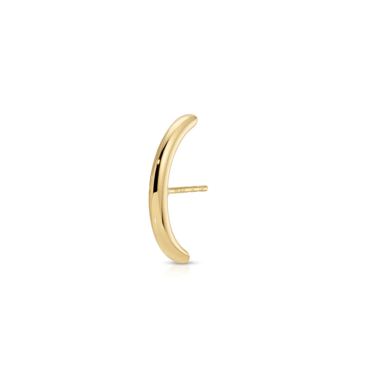Gold Cuffed Stud Earrings sold by EF Collection product image thumbnail 3