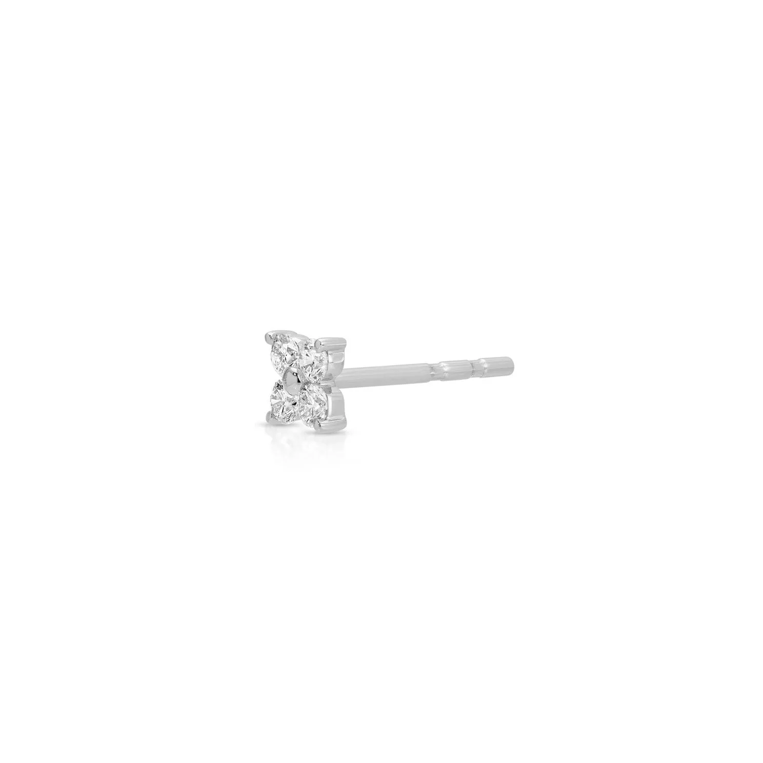 Diamond Fleur Stud Earring sold by EF Collection product image thumbnail 2